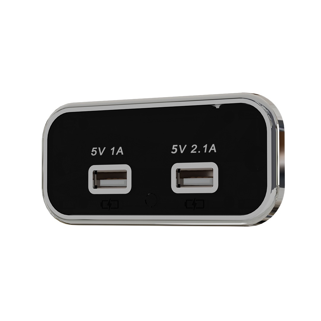 Motorcycle car charger waterproof mobile phone charger 12-24V dual USB car charger modified car charger